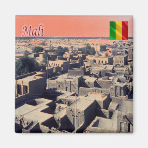 zML011 MALI, Timbuctu, Afrika, Fridge Magnet