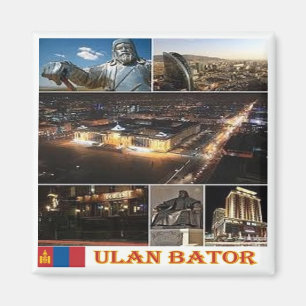 zMN004 ULAN BATOR, Mongoliet, Asien, Fridge Magnet
