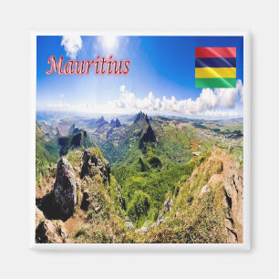 zMU008 MAURITIUS, Panorama, Afrika, Fridge Magnet