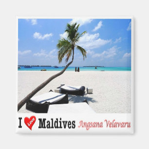 zMV006 i kärlek ANGSANA VELAVARU, Maldives, Fridge Magnet