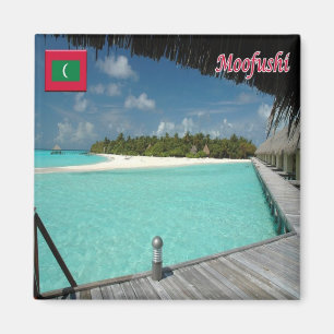 zMV011 MOOFUSHI, Maldiverna, Asien, Fridge Magnet