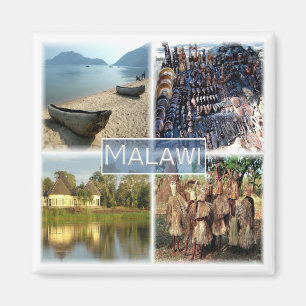 zMW010 MALAWI, Mosaic, Afrika, Fridge Magnet