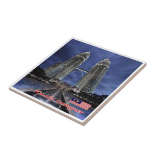 zMY005 PETRONAS TWIN TORN, Kuala Lampur, Kakelplatta