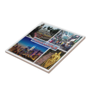 zMY014 Petaling Street KUALA LUMPUR Jamek Mosque, Kakelplatta