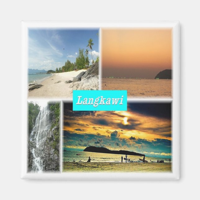 zMY016 LANGKAWI, Malaysia, Asien, Fridge Magnet (Framsidan)