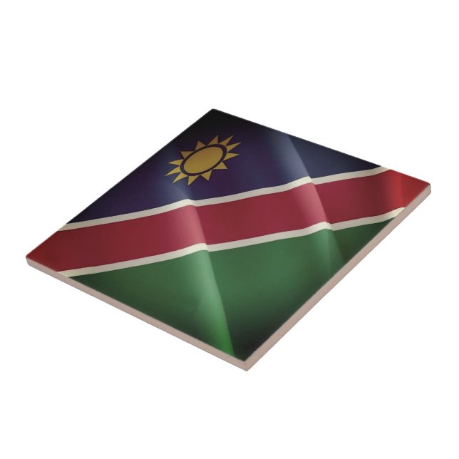 zNA002 NAMIBIA, Flagga, Afrika, Kakelplatta (Sidan)