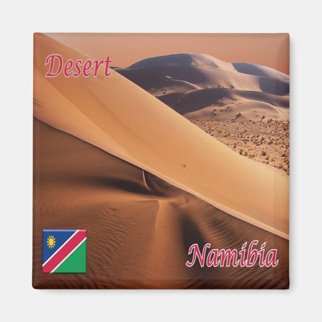 zNA003 NAMIBIA, Desert, Afrika, Fridge Magnet (Framsidan)