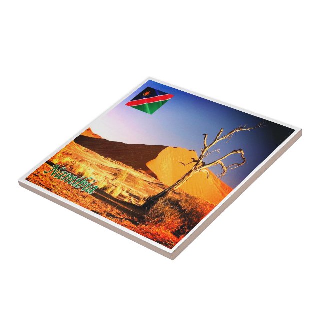 zNA004 NAMIBIA Desert, Afrika Kakelplatta (Sidan)