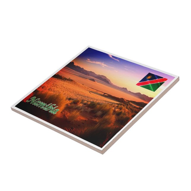zNA005 NAMIBIA Desert, Afrika Kakelplatta (Sidan)
