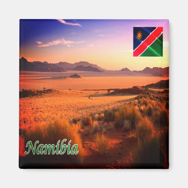 zNA005 NAMIBIA-öknen, Afrika, Fridge Magnet (Framsidan)