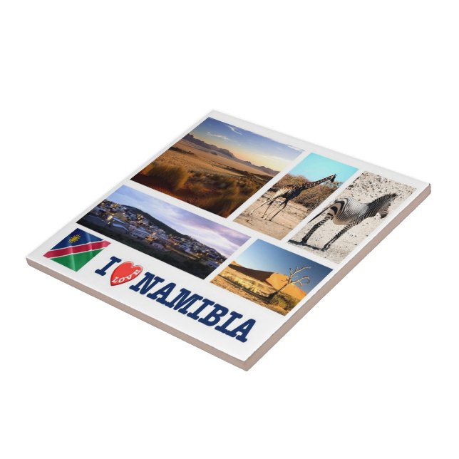 zNA009 NAMIBIA I Kärlek, Mosaic, Afrika Kakelplatta (Sidan)