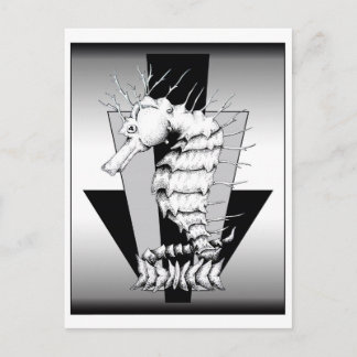 ZNDC Studios Seahorse Torn Vykort