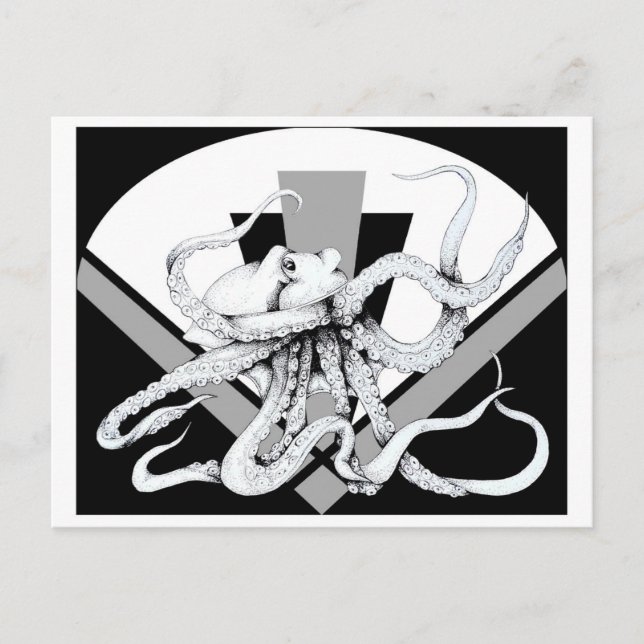 ZNDC Studios vykort för Octopus Torn (Framsida)