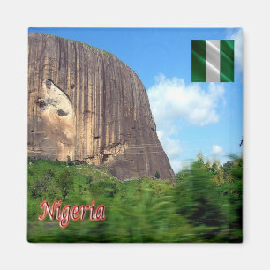 zNG010 NIGERIA, Zumarock, Afrika, Fidge Magnet