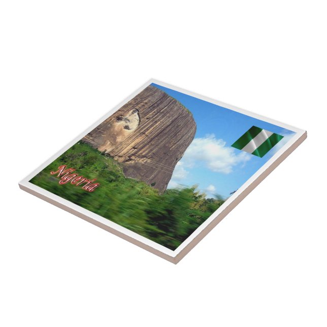 zNG010 NIGERIA, Zumarock, Afrika, Kakelplatta (Sidan)