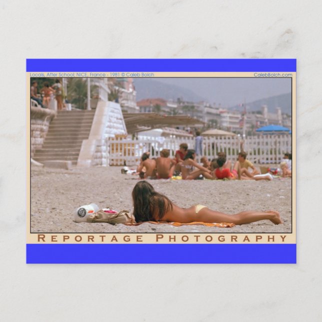 ZNICEGoldBikini Vykort (Framsida)