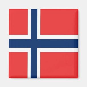 zNO001 NORWEGIAN-FLAGGA, Norge, Fridge Magnet