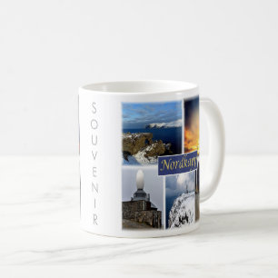zNO007 NORDKAPP NORTH CAPE, Norge, Europa Kaffemugg
