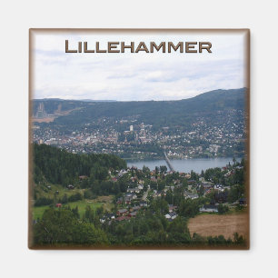 zNO023 LILLEHAMMER, Norge, Europa, Frankrike Magnet