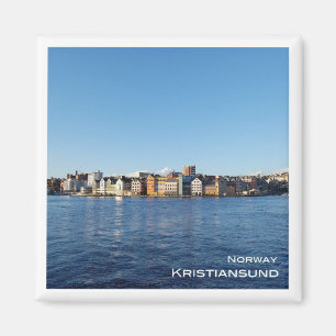 zNO025 KRISTIANSUND, Norge, Europa, Fridge Magnet