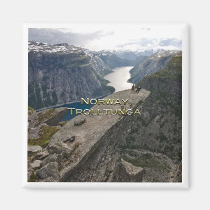 zNO083 TROLLTUNGA panorama, Norge, Europa, Frankri Magnet