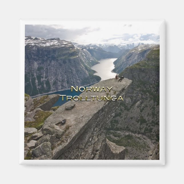zNO083 TROLLTUNGA panorama, Norge, Europa, Frankri Magnet (Framsidan)