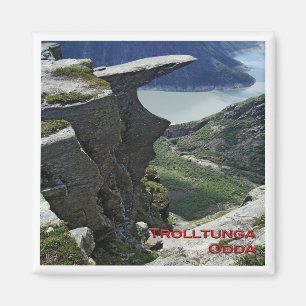 zNO084 TROLLTUNGA, ODDA, Norge, Fridge Magnet