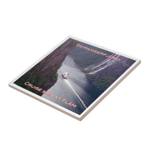 zNO123 GEIRANGERFJORD, MSC Kong Harald, Norge, Kakelplatta