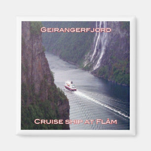 zNO123 GEIRANGERFJORD, MSC Kong Harald, Norge, Magnet