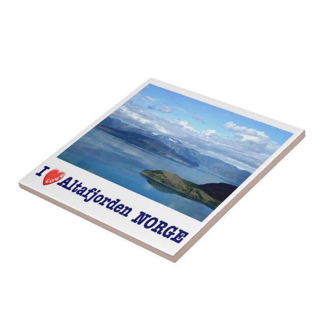 zNO126 ALTAFJORDEN, Norge, Europa Kakelplatta (Sidan)