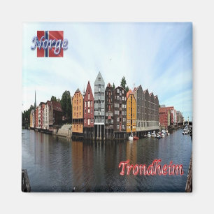 zNO149 TRONDHEIM, Norge, Europa, Fridge Magnet