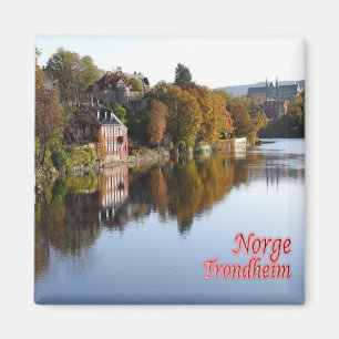 zNO150 TRONDHEIM, Norge, Europa, Fridge Magnet