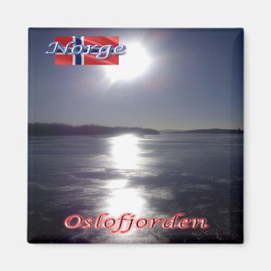 zNO161 OSLOFJORDEN, Norge, Europa, Frankrike Magnet