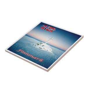 zNO175 FINNMARK, Norge, Europa Kakelplatta