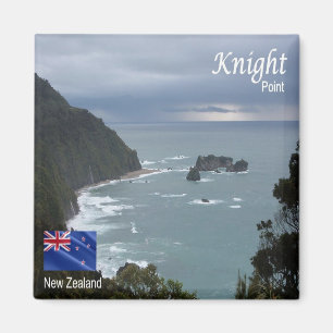 zNZ006 NEW ZEALAND, Oceanien, Knight's Point, Frid Magnet