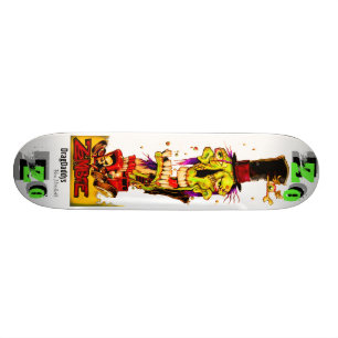 ZO stiger ombord vid brännskadastudior USA Mini Skateboard Bräda 18,5 Cm