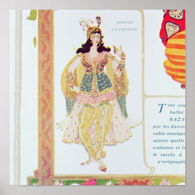 Zobeide Poster (Framsidan)