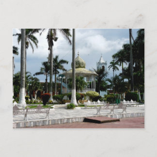 Zocalo i Tlacotalpan, Veracruz Mexiko Vykort