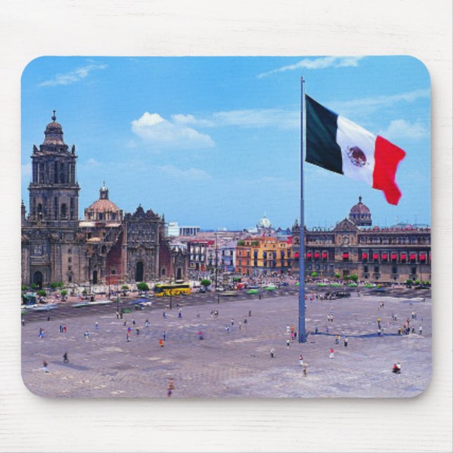 Zocalo Mexico - stad, Mexico Musmatta (Framsidan)