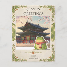 Zochi den resande grodan på Gyeongbokgungpalatset