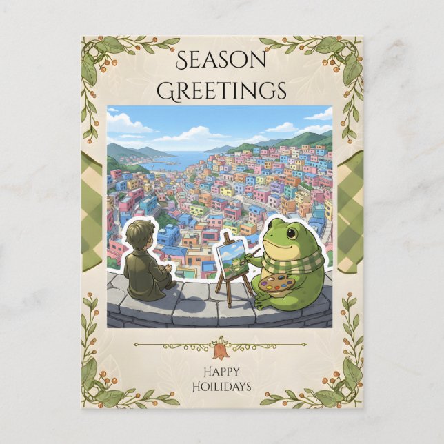 Zochi in Gamcheon Village Vykort (Framsida)