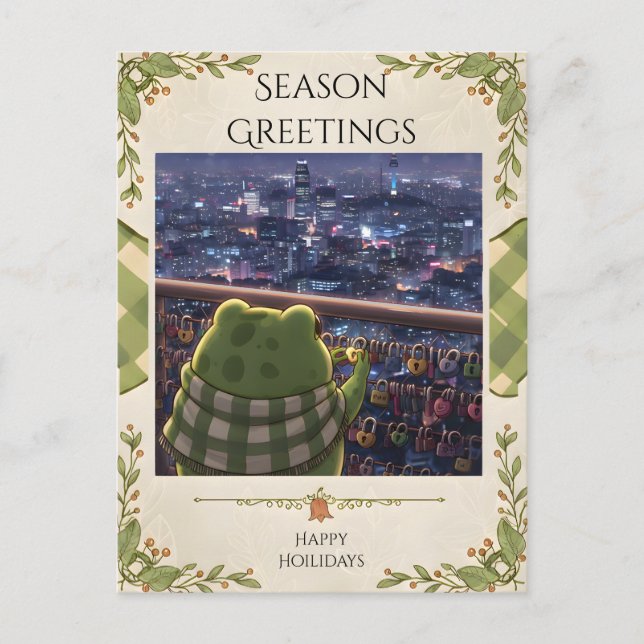 Zochi Visits N Seoul Tower Vykort (Framsida)