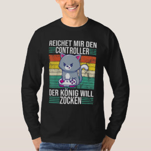 Zocken Reichet Mir Den Controller König Ps5 Consol T Shirt
