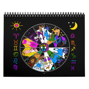 ZODIAC 12 MÅNADERS KALENDER