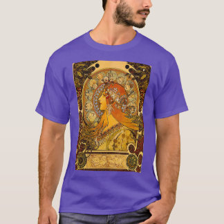 Zodiac Alphonse Vintage Art T Shirt
