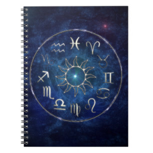 Zodiac Anteckningsbok Med Spiral
