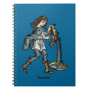 Zodiac: Aquarius 1482 Anteckningsbok