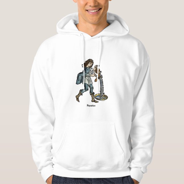 Zodiac: Aquarius 1482 Sweatshirt (Framsida)