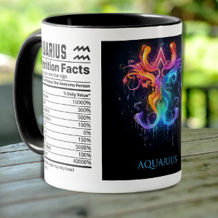 Zodiac Aquarius Mugg