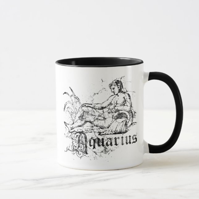 Zodiac Aquarius Mugg (Höger)